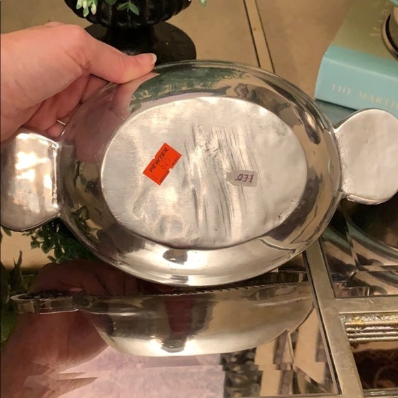 Mexican pewter serving dish - Picture 4 of 4